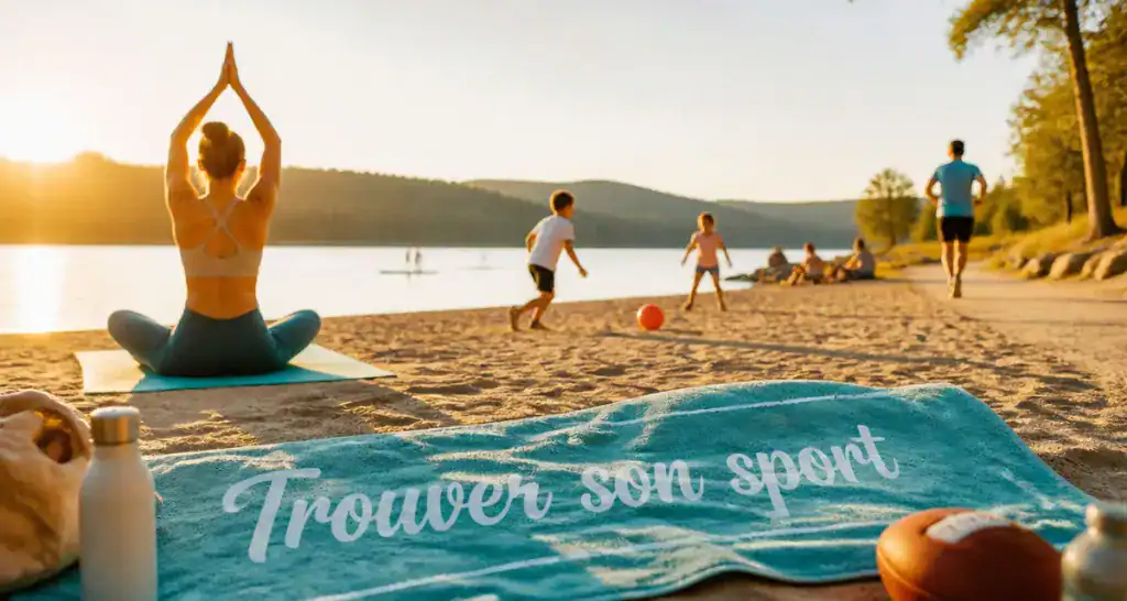 Sport que faire, groupe d'âge pratique activités plage coucher de soleil