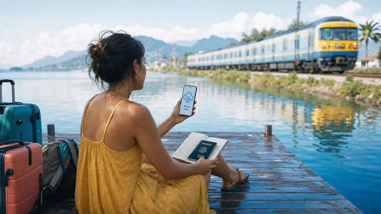 Bien préparer un voyage en solo : appréhension transformée en liberté, voyageuse en solo au quai