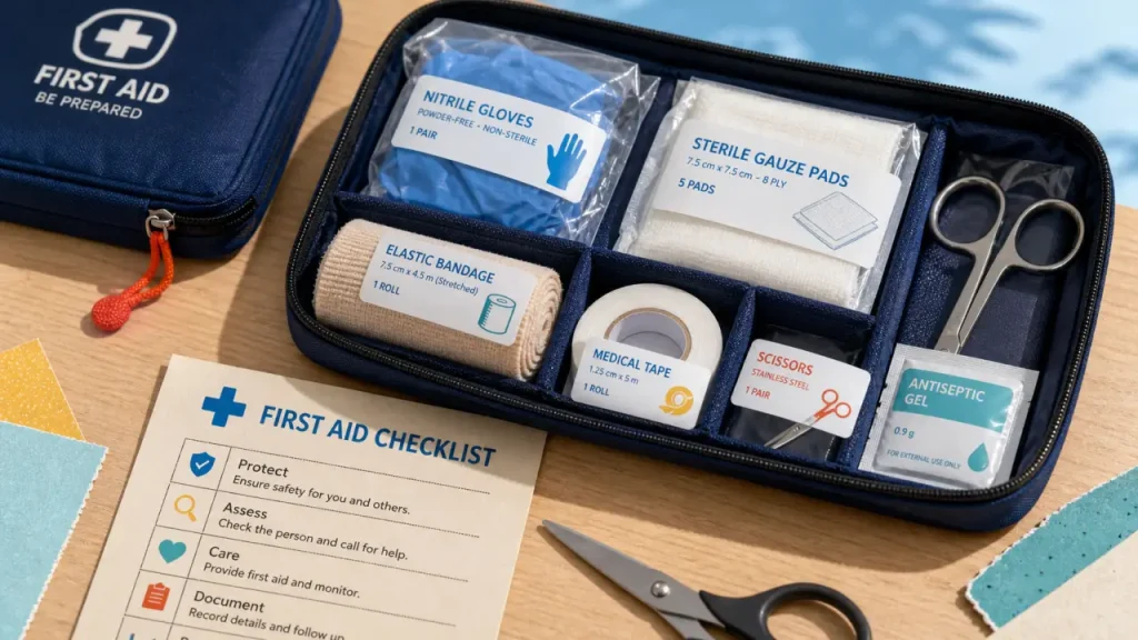 41, 47 ou 80 pièces : la trousse de secours complète ne se choisit pas au hasard