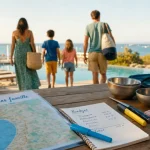 Vacances famille : table et carte choix location, pension complète ou club enfants