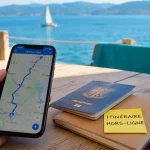 Applications utiles en voyage : smartphone avec carte hors-ligne