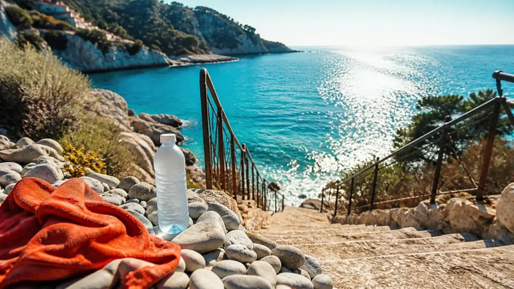 Plage de la Mala à Cap d’Ail : accès à la crique