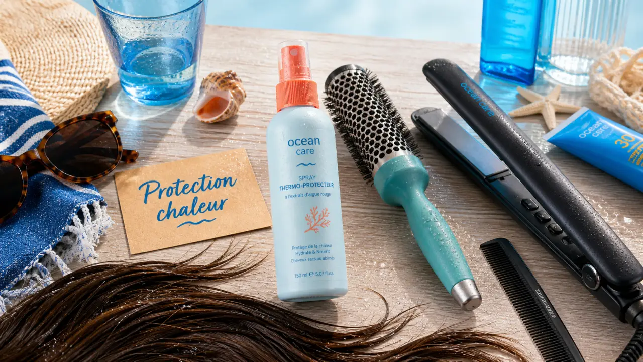 protecteur de chaleur spray crème ou sérum pour cheveux