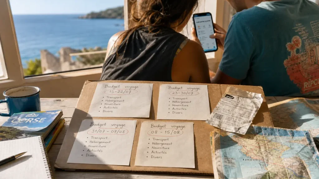 Voyager pas cher: nos astuces — budget voyage dates flexibles, billet train et carte près de la mer