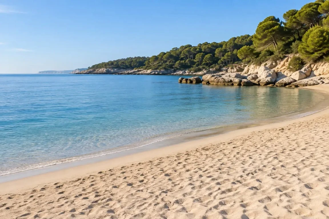 Plage du Verdon à La Couronne sur la Côte Bleue