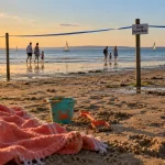 Ouistreham plage : zone balisée pour baignade et règles avant baignade