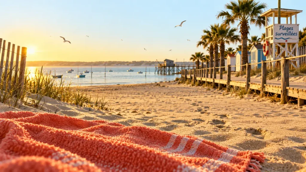 Plage Arcachon : plages surveillées et rivages à Arcachon