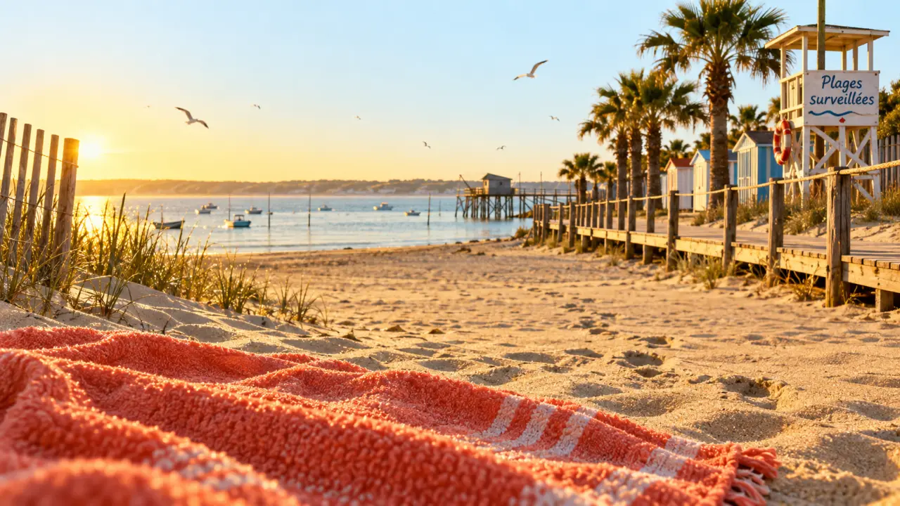 Plage Arcachon : plages surveillées et rivages à Arcachon