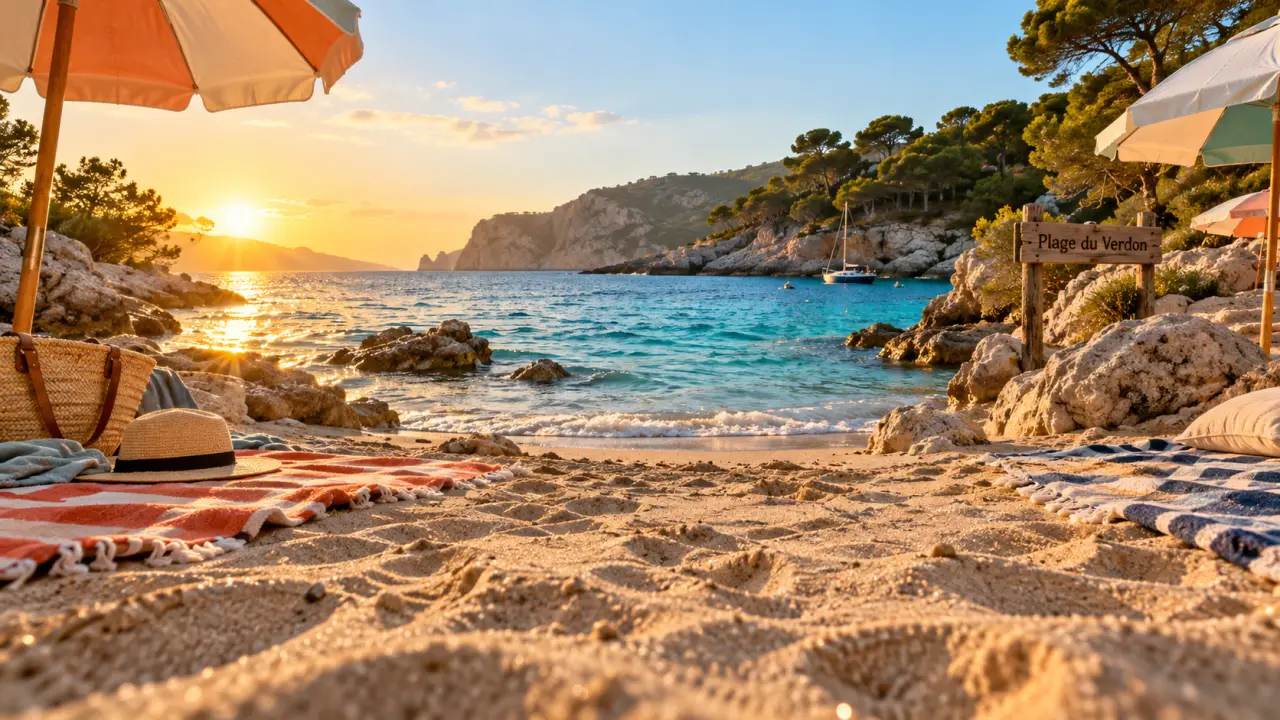 Plage du Verdon à Martigues : accès et baignade en Méditerranée