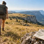Randonnée Vercors sur le plateau d’Ambel, vue panoramique depuis un sentier
