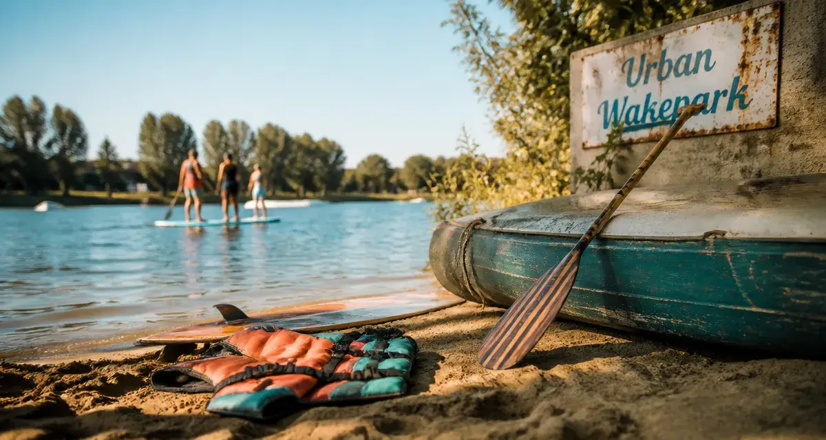 Activités nautiques avignon : stand up paddle sur l’eau près d’Avignon