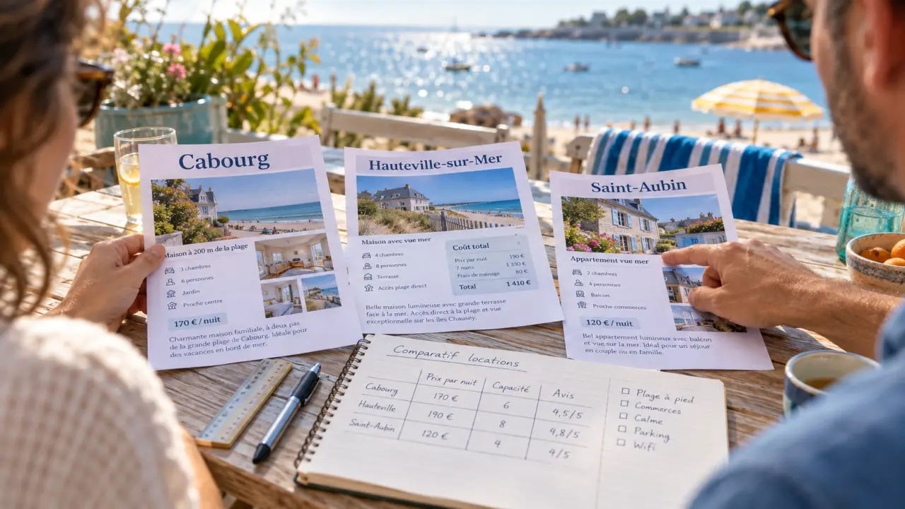 Location vacances basse normandie : comparer prix, couchages et emplacement près de la mer