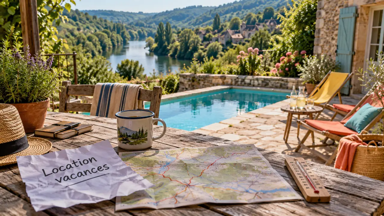location vacances correze : terrasse et gîte confort